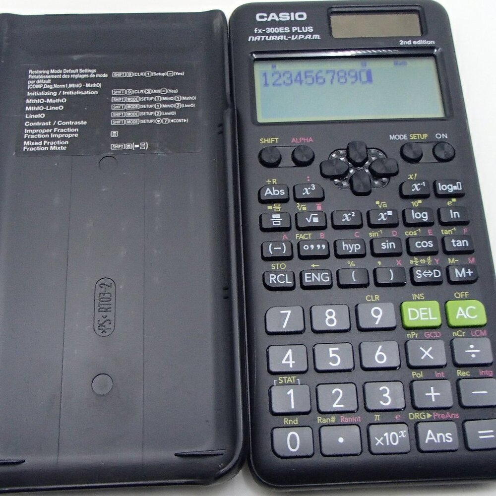 Casio FX-300 Scientific Calculator - Black: Approved for SAT, ACT, AP Calculus